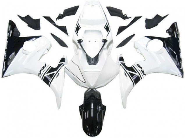 Yamaha R6 2003-2005 - Schwarz Weißes Tribal Yamaha R6 2003-2005 - Schwarz Weißes Tribal