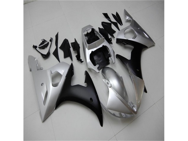 Yamaha R6 2003-2005 - Silber Schwarz Yamaha R6 2003-2005 - Silber Schwarz