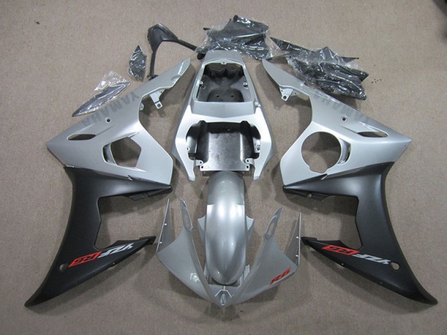 Yamaha R6 2003-2005 - Silber Schwarz Yamaha R6 2003-2005 - Silber Schwarz
