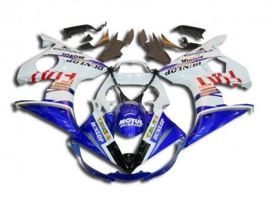 Yamaha R6 2003-2005 - Weiß Blau Fiat Motul Dunlop