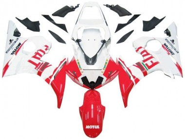 Yamaha R6 2003-2005 - Weiß Rot Fiat