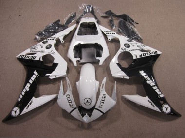 Yamaha R6 2003-2005 - Weiß Schwarz