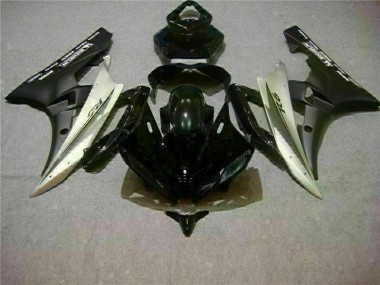 Yamaha R6 2006-2007 - Silber Schwarz