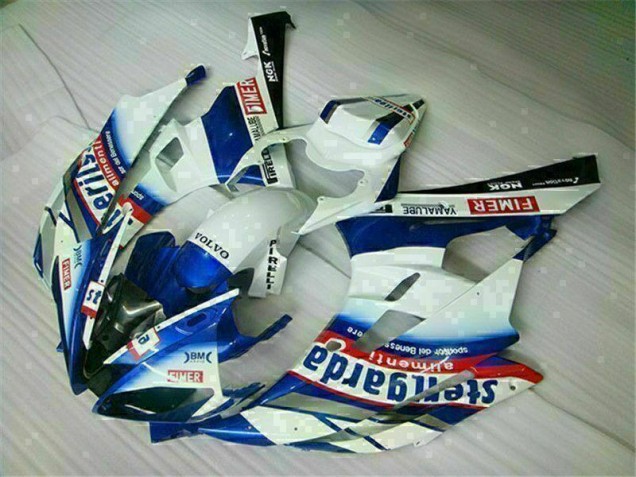 Yamaha R6 2006-2007 - Weiß Blau Yamaha R6 2006-2007 - Weiß Blau