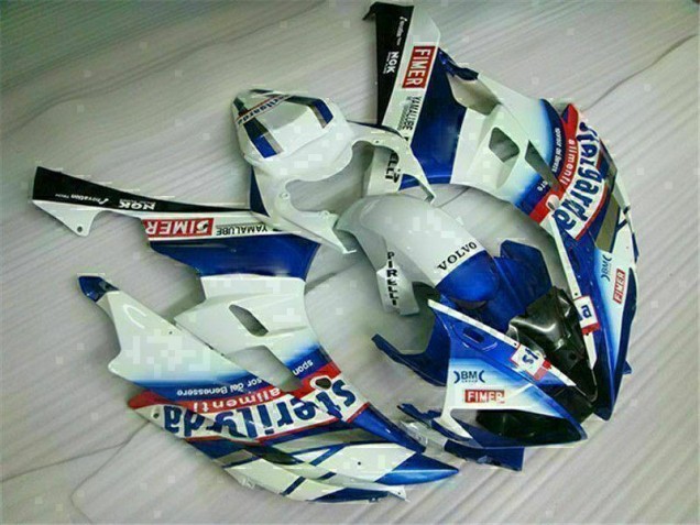 Yamaha R6 2006-2007 - Weiß Blau Yamaha R6 2006-2007 - Weiß Blau