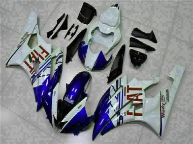 Yamaha R6 2006-2007 - Weiß Blau