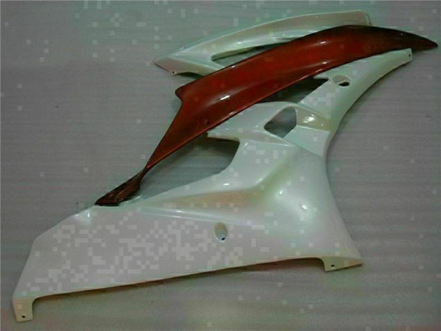 Yamaha R6 2006-2007 - Weiß Braun Yamaha R6 2006-2007 - Weiß Braun