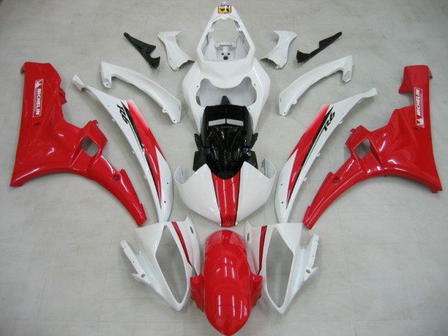 Yamaha R6 2006-2007 - Weiß Rot Michelin Yamaha R6 2006-2007 - Weiß Rot Michelin