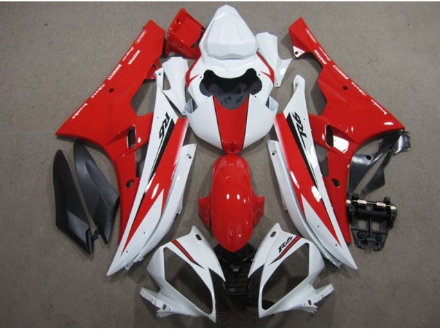 Yamaha R6 2006-2007 - Weiß Rot Schwarz Aufkleber Yamaha R6 2006-2007 - Weiß Rot Schwarz Aufkleber