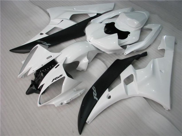 Yamaha R6 2006-2007 - Weiß Schwarz Yamaha R6 2006-2007 - Weiß Schwarz