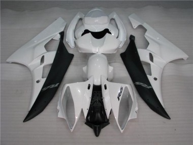 Yamaha R6 2006-2007 - Weiß Schwarz