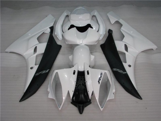 Yamaha R6 2006-2007 - Weiß Schwarz Yamaha R6 2006-2007 - Weiß Schwarz