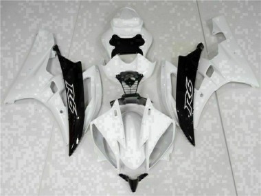 Yamaha R6 2006-2007 - Weiß Schwarz