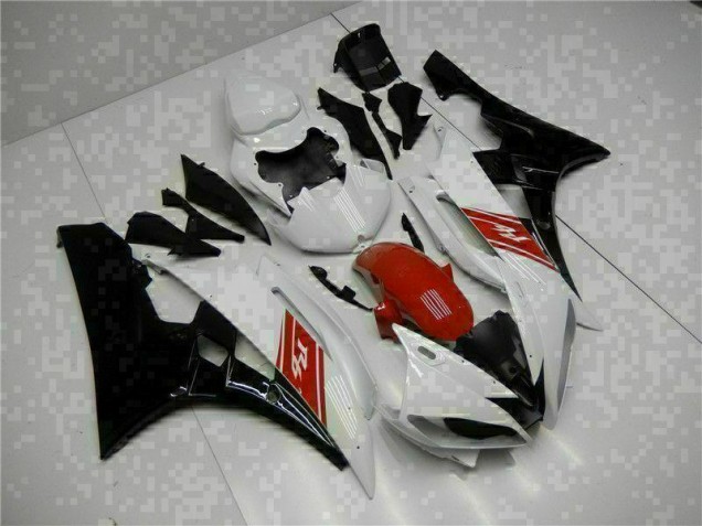 Yamaha R6 2006-2007 - Weiß Schwarz Yamaha R6 2006-2007 - Weiß Schwarz