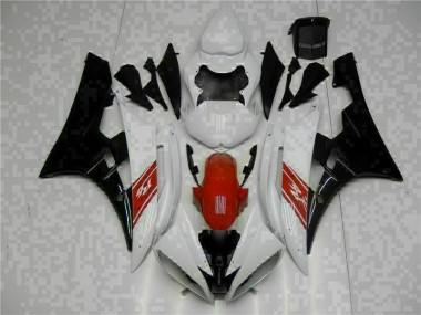Yamaha R6 2006-2007 - Weiß Schwarz