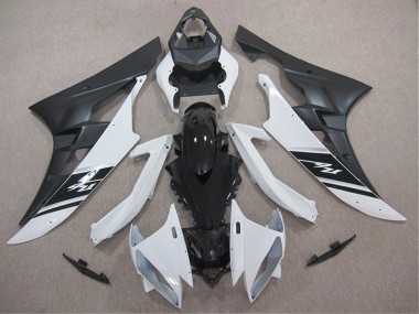 Yamaha R6 2006-2007 - Weiß Schwarz