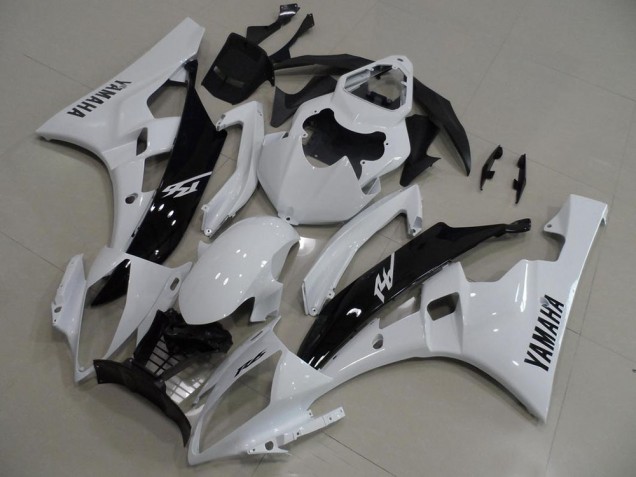 Yamaha R6 2006-2007 - Weiß Und Schwarz Yamaha R6 2006-2007 - Weiß Und Schwarz
