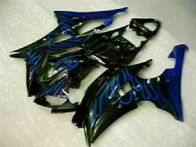 Yamaha R6 2008-2016 - Blau Flamme Schwarz Yamaha R6 2008-2016 - Blau Flamme Schwarz