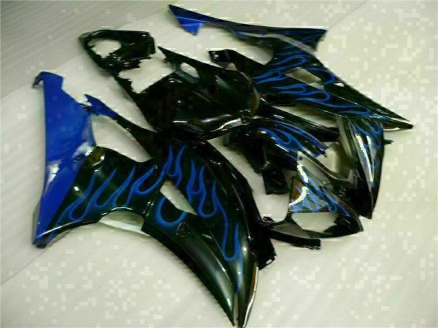 Yamaha R6 2008-2016 - Blau Flamme Schwarz Yamaha R6 2008-2016 - Blau Flamme Schwarz