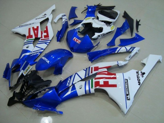 Yamaha R6 2008-2016 - Blau Weiß Rot Fiat Yamaha R6 2008-2016 - Blau Weiß Rot Fiat