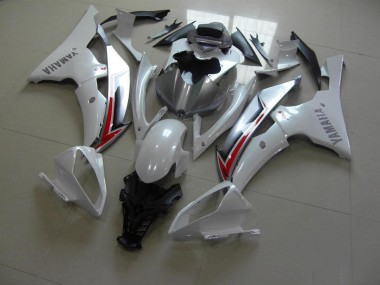 Yamaha R6 2008-2016 - Perl Weiß Silber
