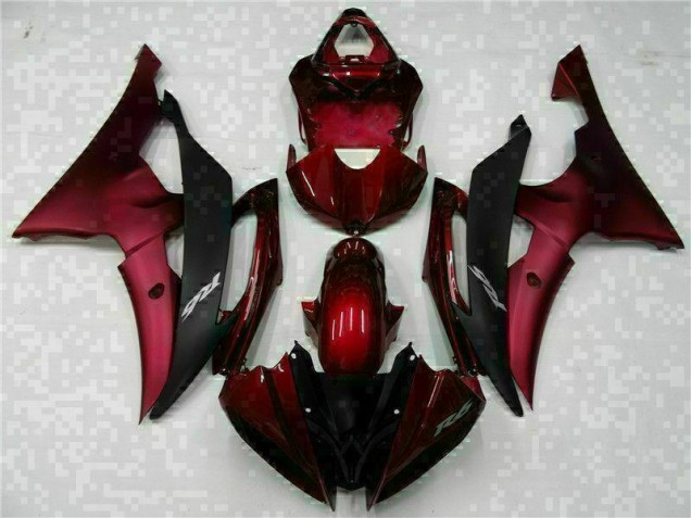 Yamaha R6 2008-2016 - Rot Schwarz Yamaha R6 2008-2016 - Rot Schwarz