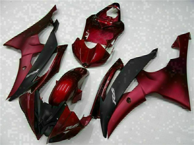 Yamaha R6 2008-2016 - Rot Schwarz Yamaha R6 2008-2016 - Rot Schwarz
