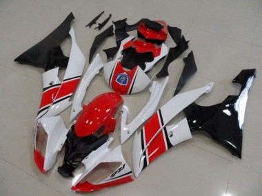 Yamaha R6 2008-2016 - Rot Weiß Schwarz