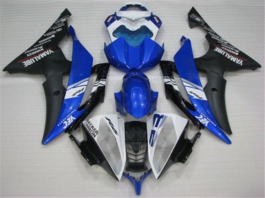 Yamaha R6 2008-2016 - Weiß Blau Schwarz