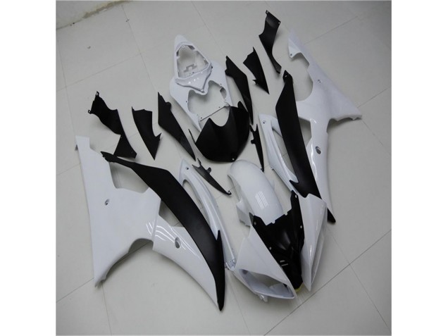 Yamaha R6 2008-2016 - Weiß Schwarz Yamaha R6 2008-2016 - Weiß Schwarz