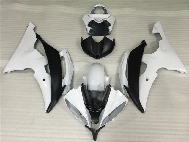 Yamaha R6 2008-2016 - Weiß Schwarz Yamaha R6 2008-2016 - Weiß Schwarz
