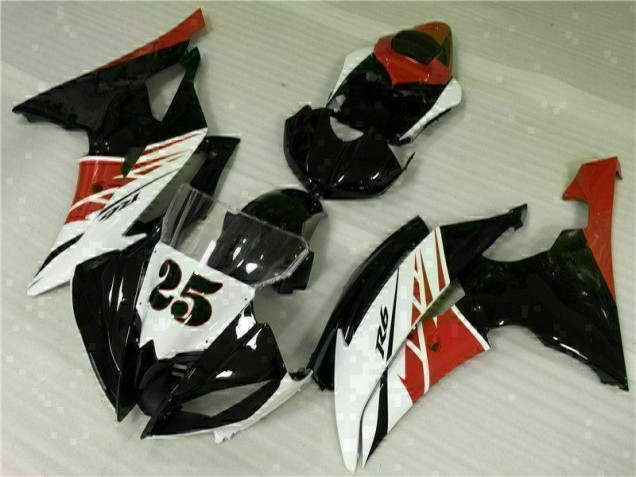 Yamaha R6 2008-2016 - Weiß Schwarz Yamaha R6 2008-2016 - Weiß Schwarz